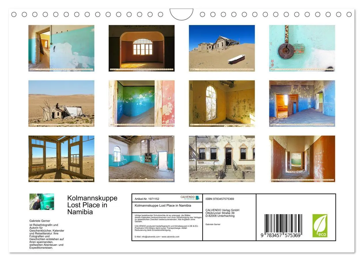 Bild: 9783457575369 | Kolmannskuppe Lost Place in Namibia (Wandkalender 2026 DIN A4...
