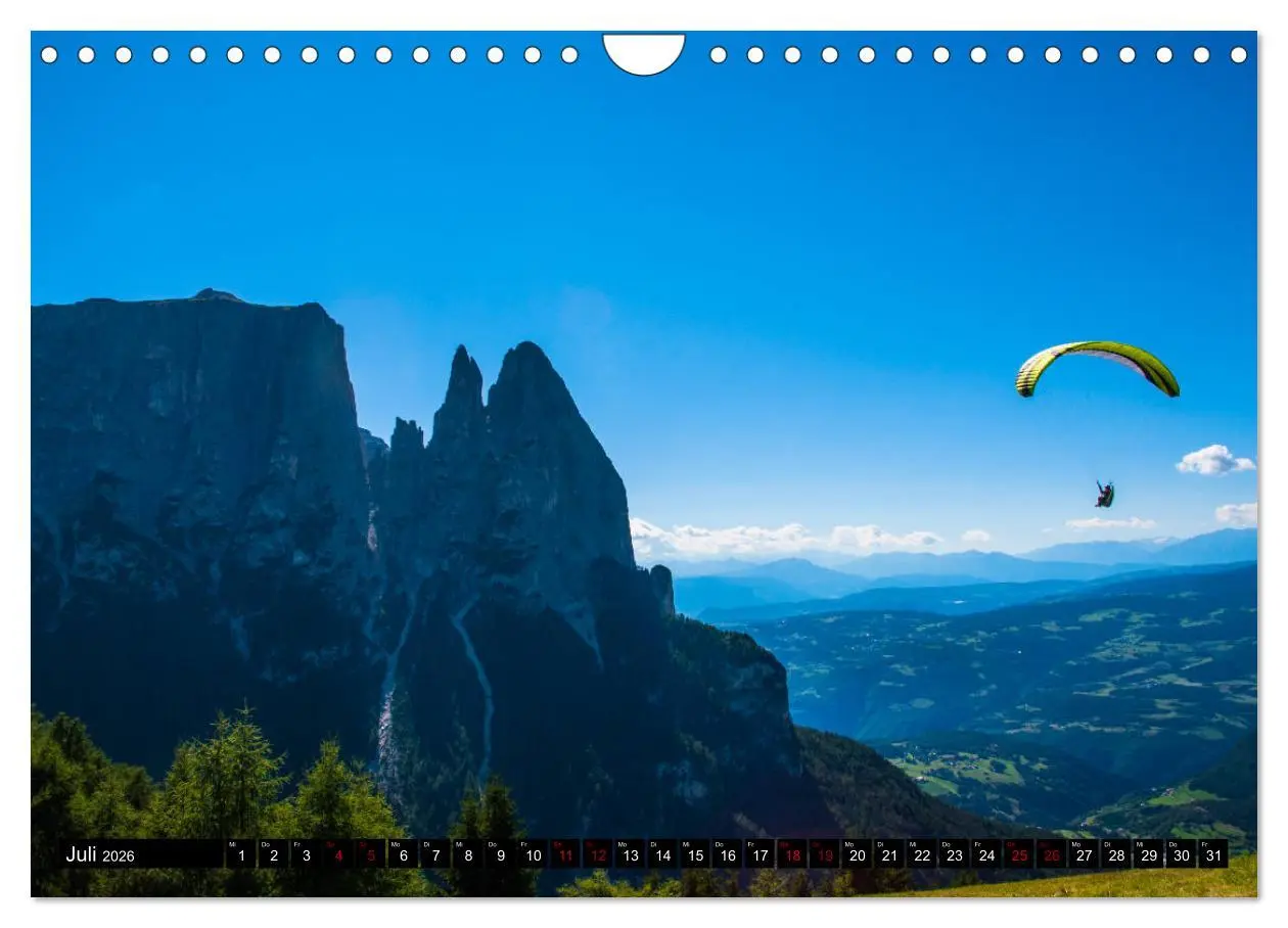 Bild: 9783457885369 | Paragliding - unvergessliche Momente erleben (Wandkalender 2026 DIN...