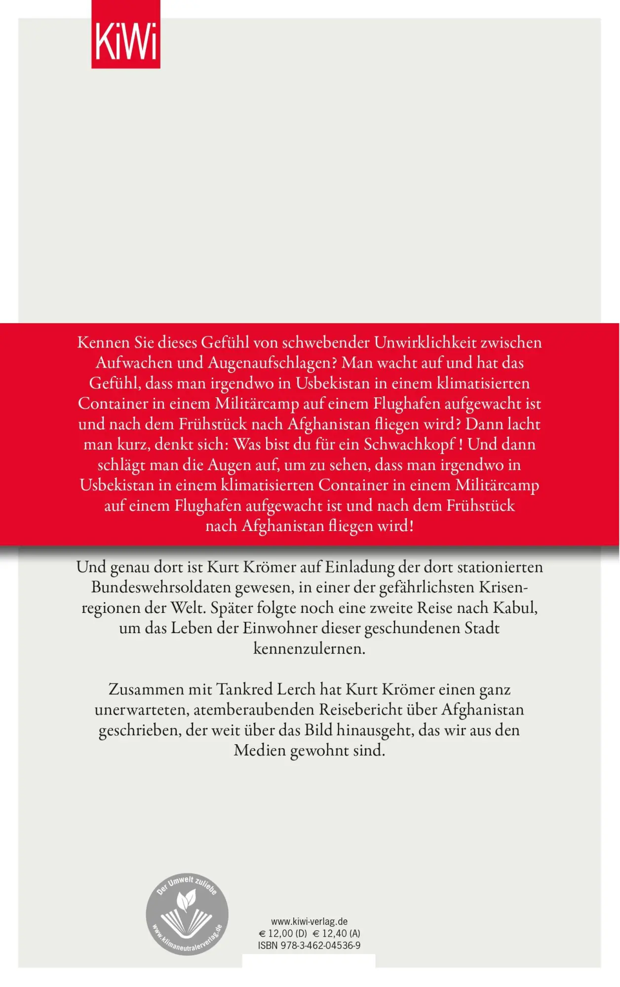 Rückseite: 9783462045369 | Ein Ausflug nach wohin eigentlich keiner will | Kurt Krömer (u. a.)