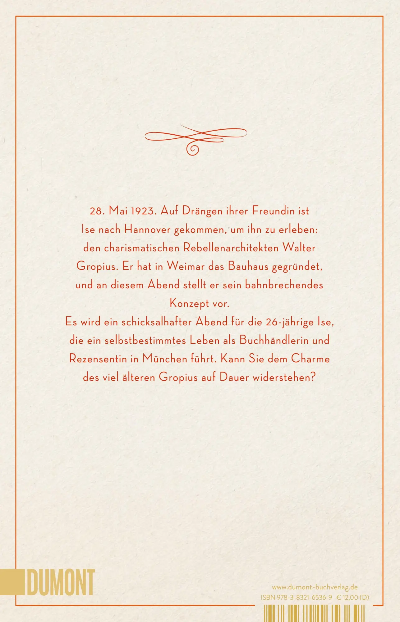 Rückseite: 9783832165369 | Jeder hier nennt mich Frau Bauhaus | Biografischer Roman | Revedin