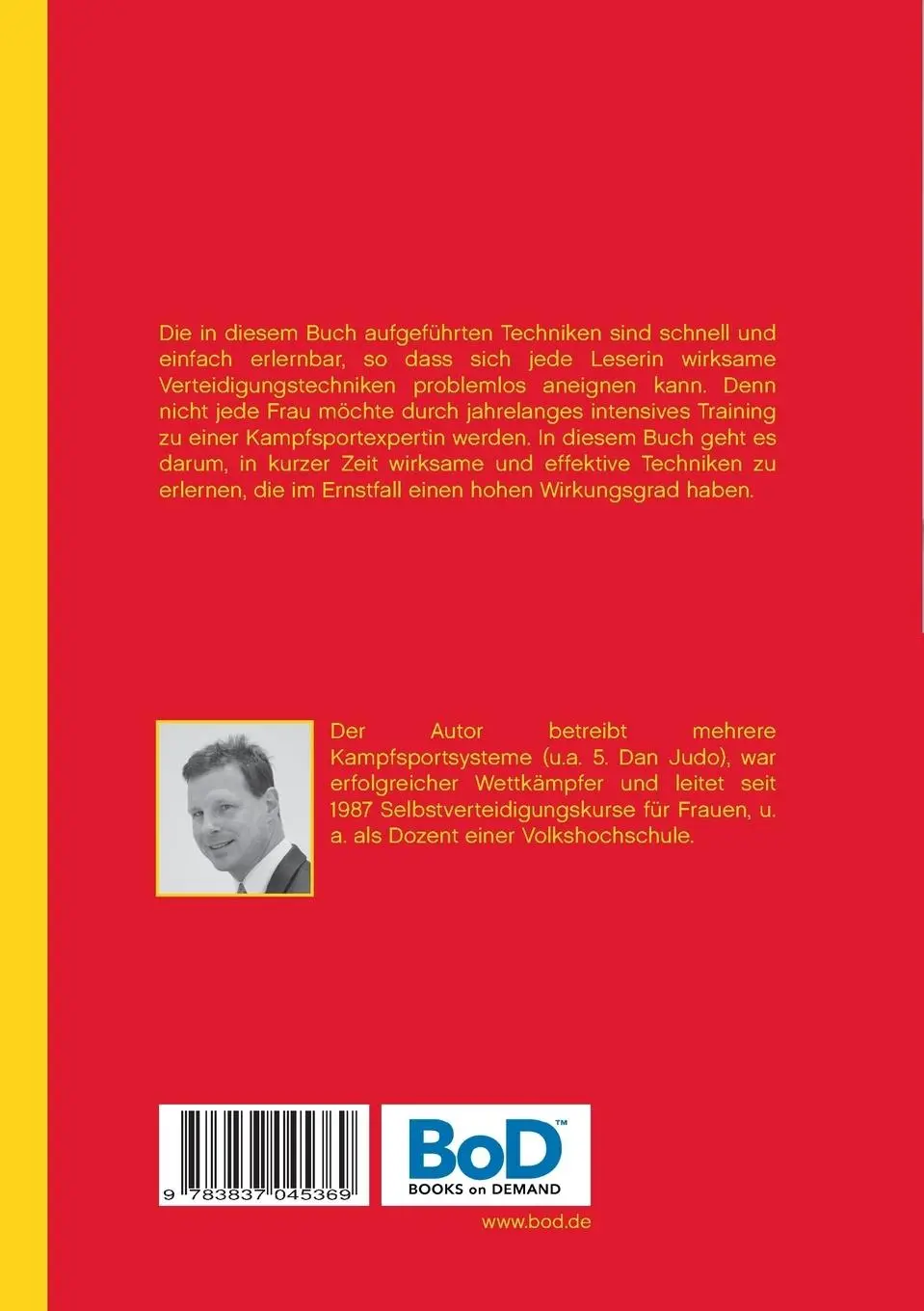 Rückseite: 9783837045369 | Selbstverteidigung und Selbstbehauptung für Frauen und Mädchen | Buch