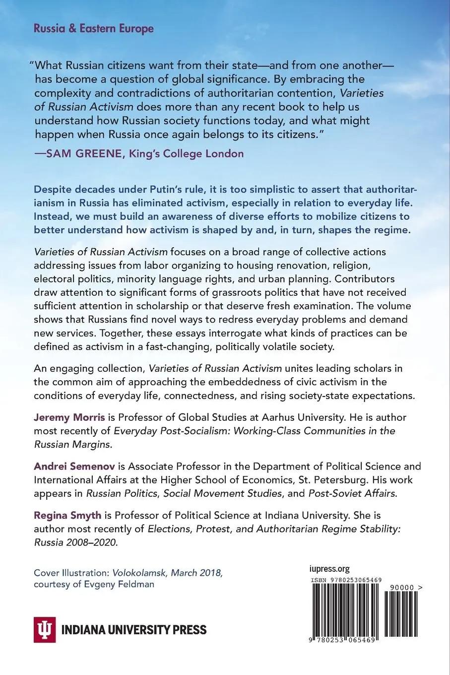 Rückseite: 9780253065469 | Varieties of Russian Activism | Andrei Semenov (u. a.) | Taschenbuch