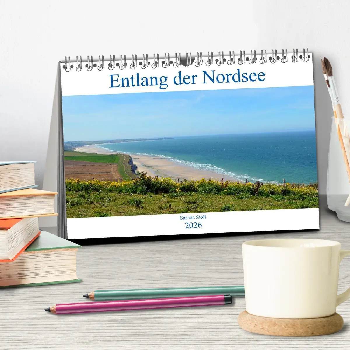 Bild: 9783457875469 | Entlang der Nordseeküste (Tischkalender 2026 DIN A5 quer), CALVENDO...