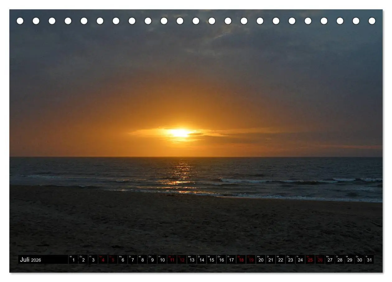Bild: 9783457875469 | Entlang der Nordseeküste (Tischkalender 2026 DIN A5 quer), CALVENDO...