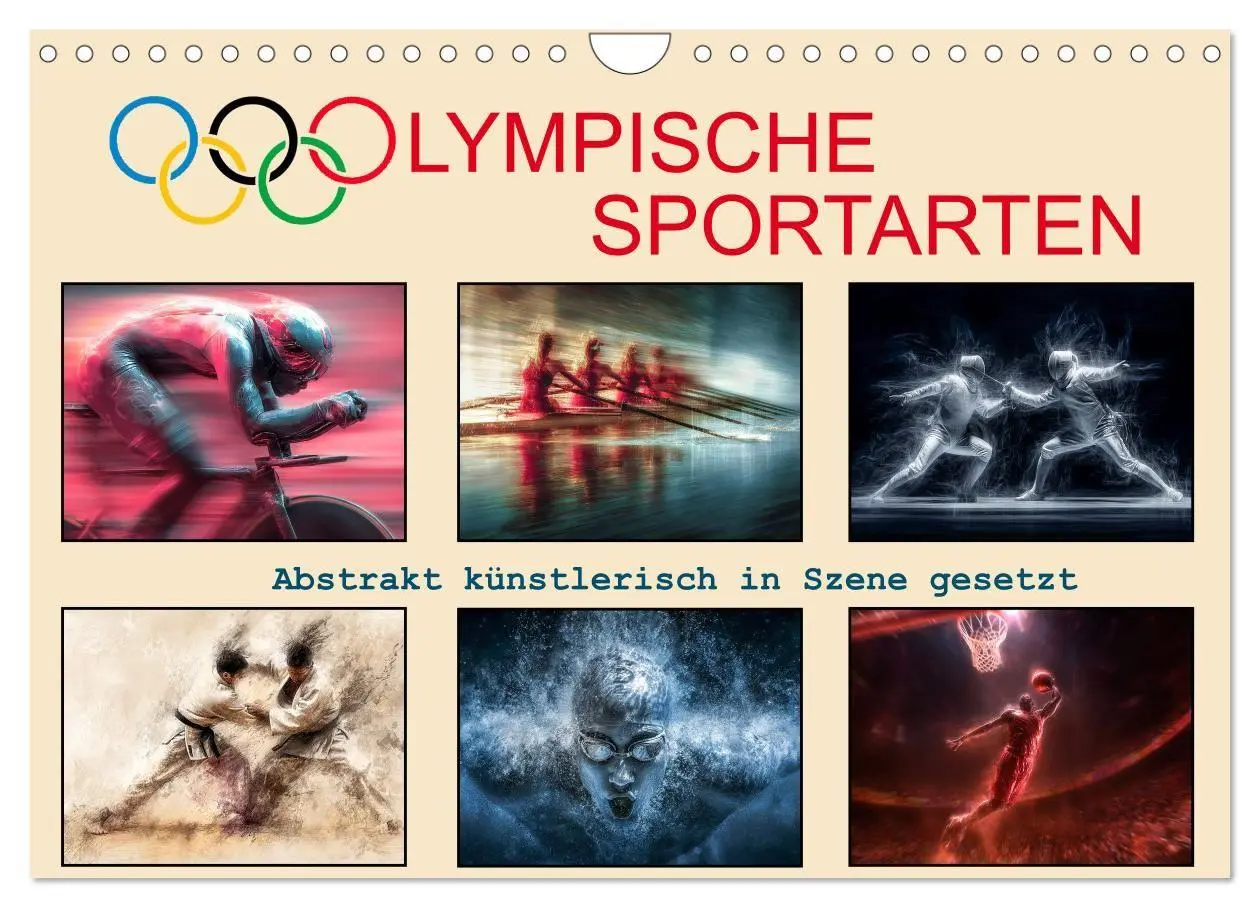 Cover: 9783516655469 | Olympische Sportarten (Wandkalender 2026 DIN A4 quer), CALVENDO...