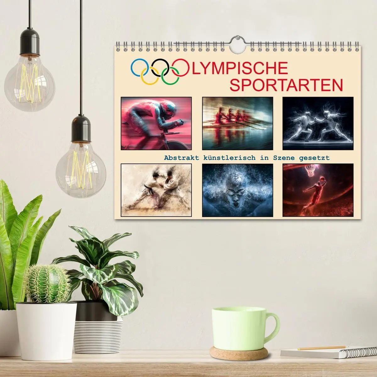 Bild: 9783516655469 | Olympische Sportarten (Wandkalender 2026 DIN A4 quer), CALVENDO...