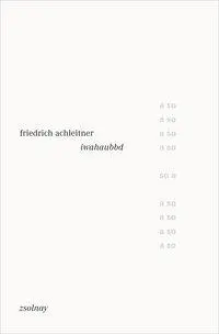 Cover: 9783552055469 | iwahaubbd | Dialektgedichte | Friedrich Achleitner | Buch | 208 S.