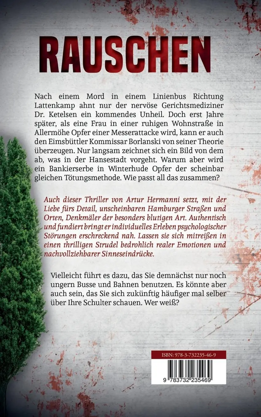 Rückseite: 9783732235469 | Rauschen | Psychothriller | Artur Hermanni | Taschenbuch | 532 S.