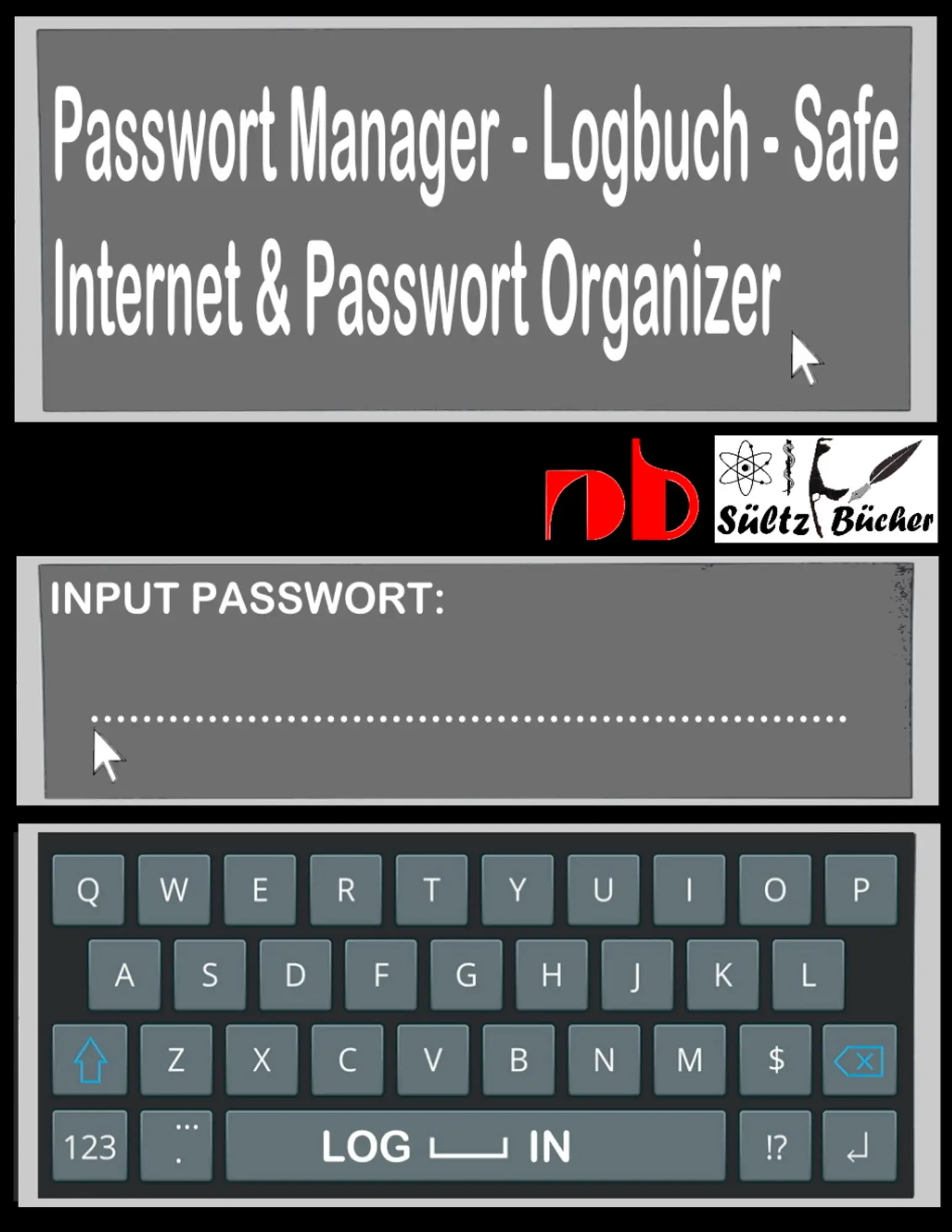Cover: 9783748175469 | Passwort Manager - Logbuch - Safe - Internet &amp; Passwort Organizer