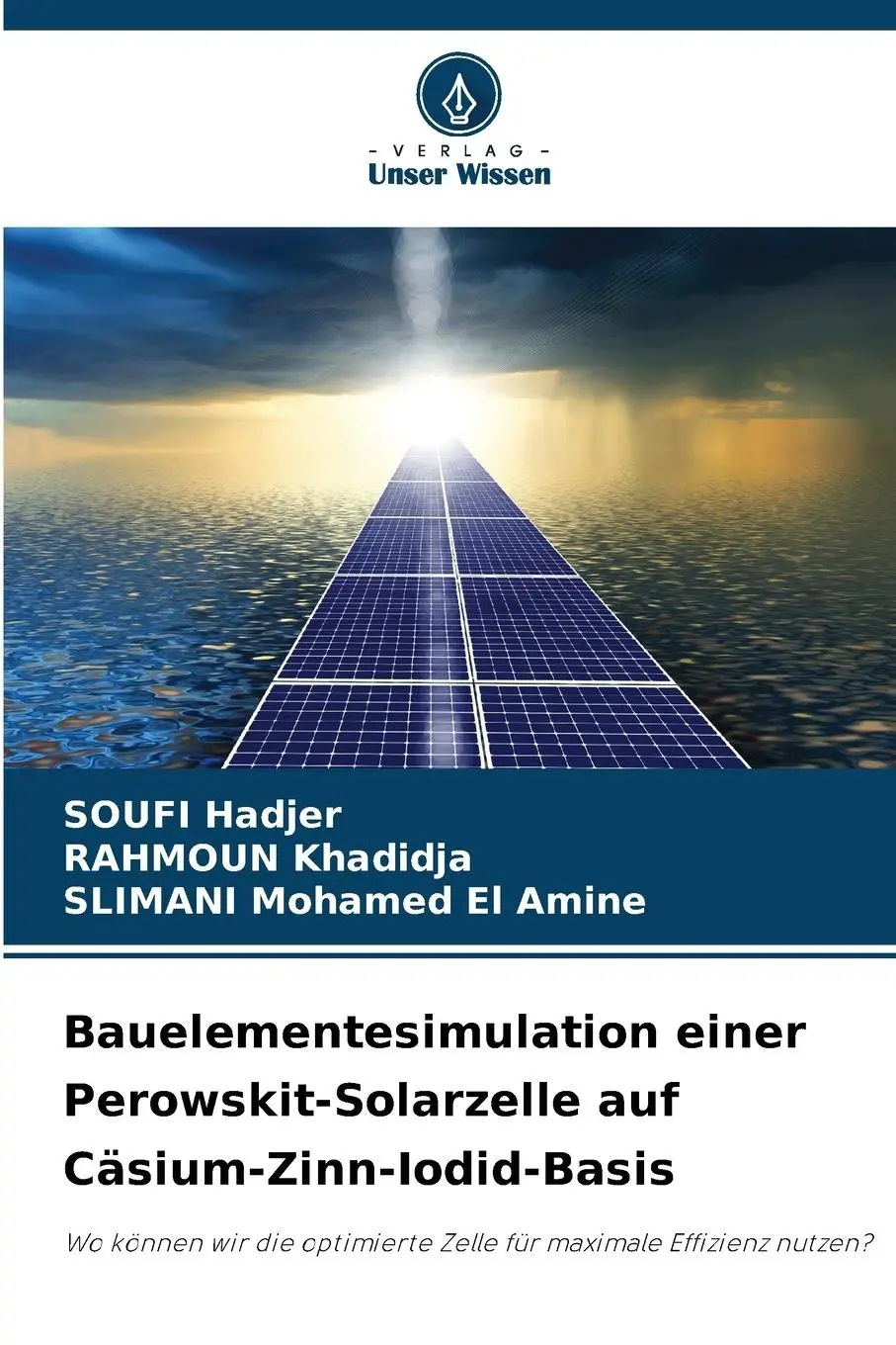 Cover: 9786207235469 | Bauelementesimulation einer Perowskit-Solarzelle auf...