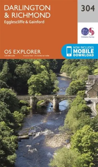 Cover: 9780319245569 | Darlington and Richmond | Ordnance Survey | (Land-)Karte | Englisch