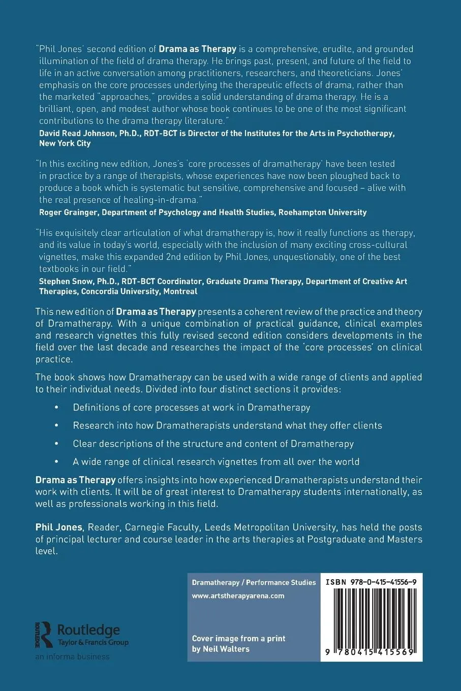 Rückseite: 9780415415569 | Drama as Therapy Volume 1 | Theory, Practice and Research | Phil Jones