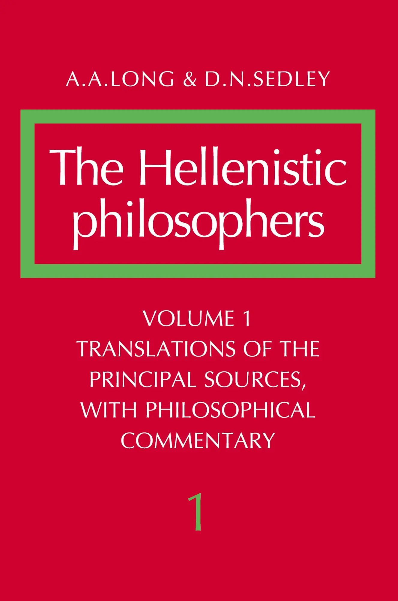 Cover: 9780521275569 | The Hellenistic Philosophers | A. A. Long (u. a.) | Taschenbuch | 1987