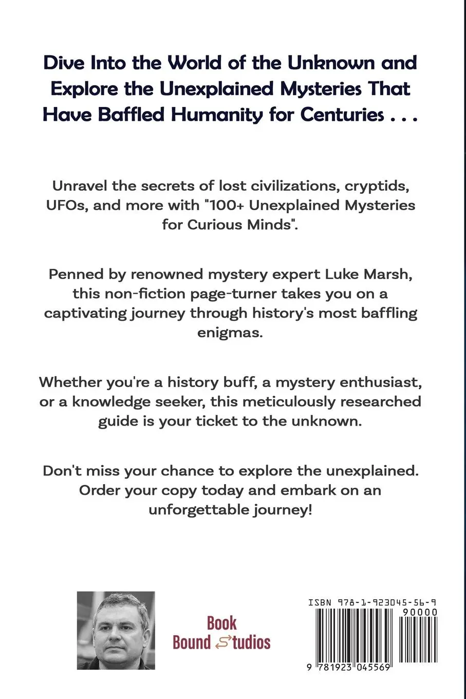 Rückseite: 9781923045569 | 100+ Unexplained Mysteries for Curious Minds | Luke Marsh | Buch