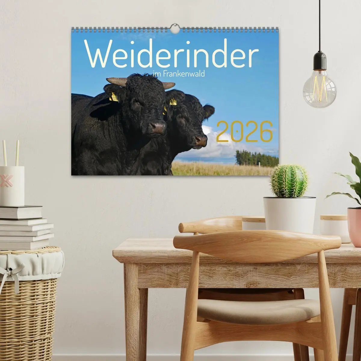 Bild: 9783457555569 | Weiderinder im Frankenwald (Wandkalender 2026 DIN A3 quer),...