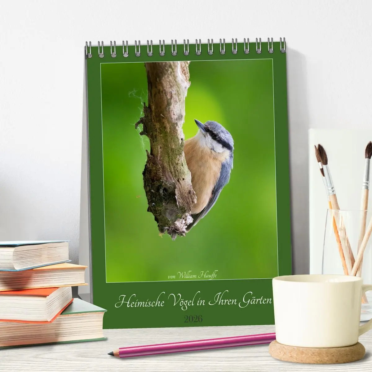 Bild: 9783516335569 | Heimische Vögel in Ihren Gärten (Tischkalender 2026 DIN A5 hoch),...