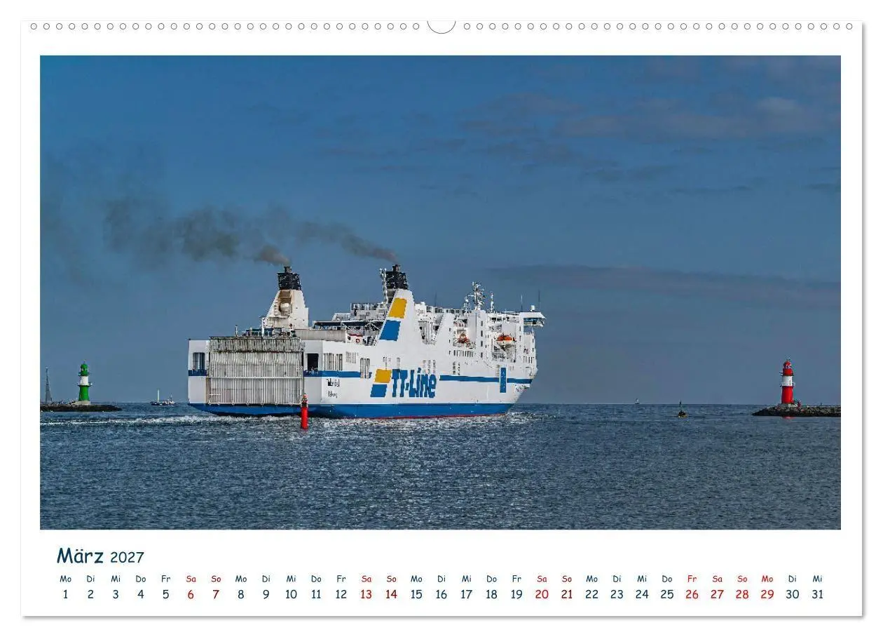 Bild: 9783569285569 | Warnemünde an der Ostsee (Wandkalender 2027 DIN A2 quer), CALVENDO...