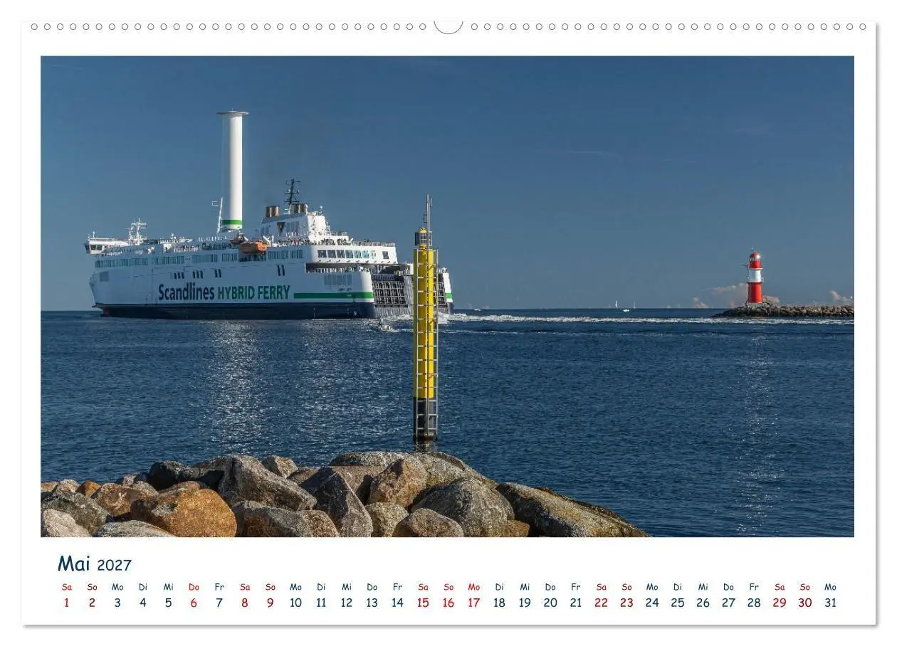 Bild: 9783569285569 | Warnemünde an der Ostsee (Wandkalender 2027 DIN A2 quer), CALVENDO...