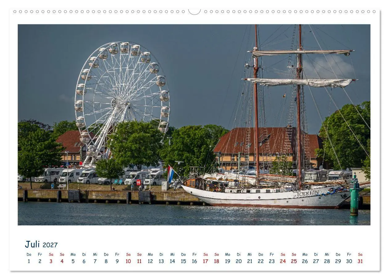 Bild: 9783569285569 | Warnemünde an der Ostsee (Wandkalender 2027 DIN A2 quer), CALVENDO...