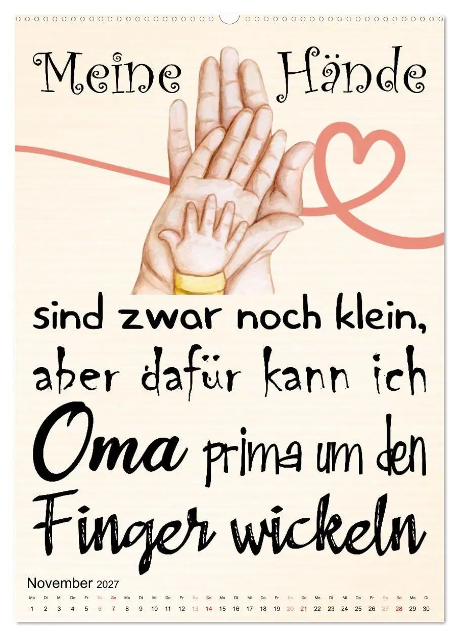 Bild: 9783569355569 | Glück ist, Oma zu sein (hochwertiger Premium Wandkalender 2027 DIN...