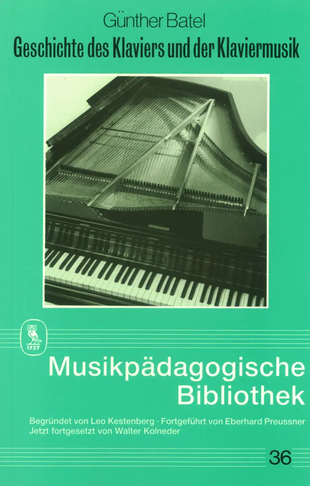 Cover: 9783795905569 | Geschichte des Klaviers und der Klaviermusik | Günther Batel | Buch