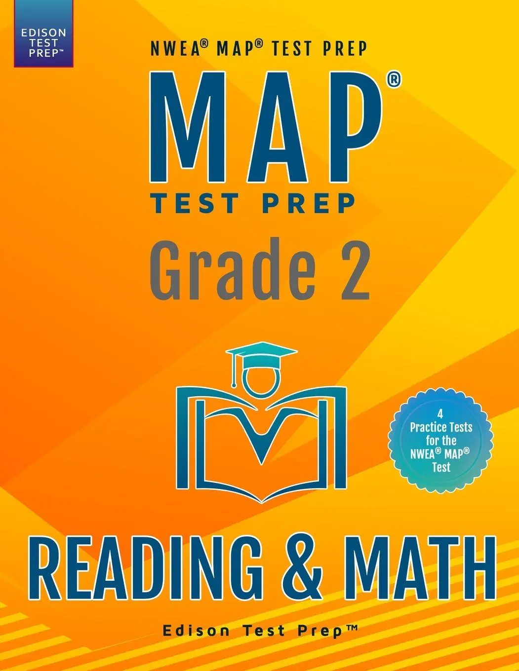 Cover: 9798998685569 | MAP Test Prep Grade 2 Reading &amp; Math | Edison Test Prep | Taschenbuch
