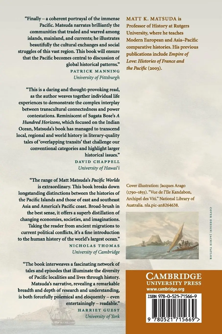 Rückseite: 9780521715669 | Pacific Worlds | Matt K. Matsuda | Taschenbuch | Englisch | 2018