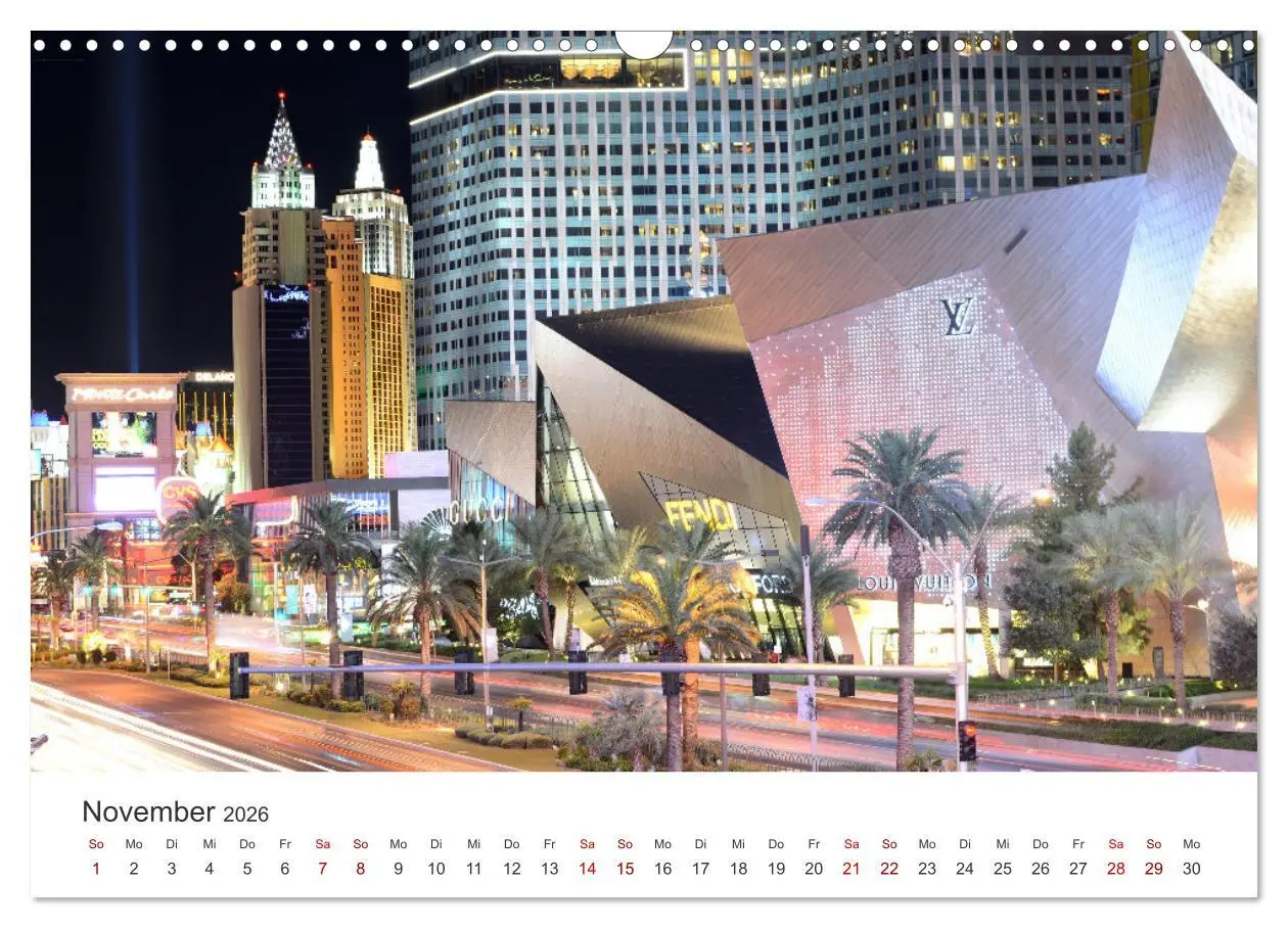 Bild: 9783457615669 | Las Vegas - Spiel, Spaß und Glück (Wandkalender 2026 DIN A3 quer),...