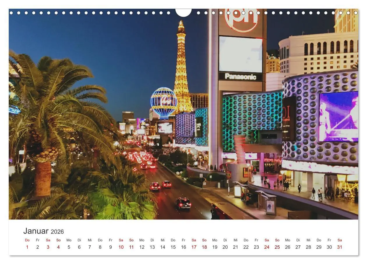 Bild: 9783457615669 | Las Vegas - Spiel, Spaß und Glück (Wandkalender 2026 DIN A3 quer),...