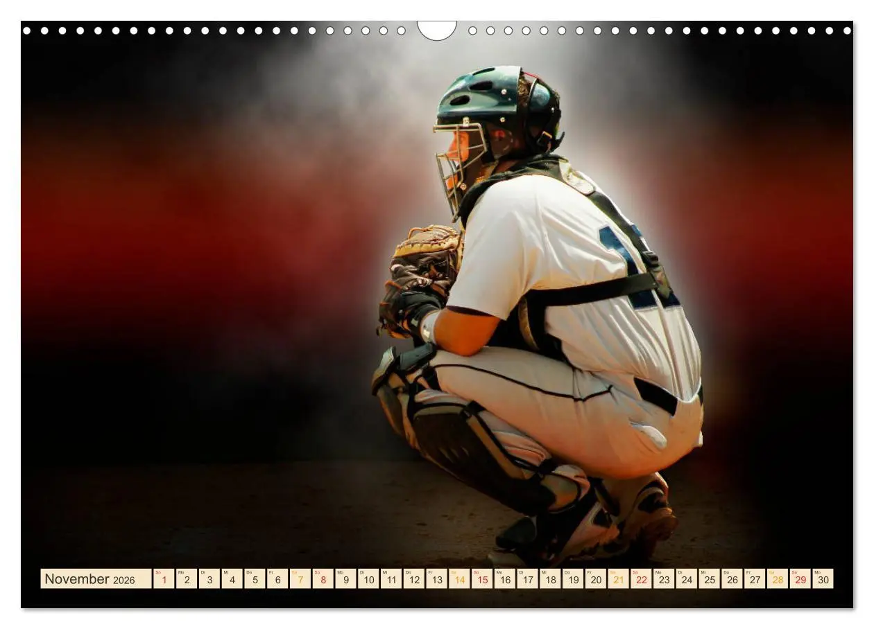 Bild: 9783457855669 | Baseball - Fight (Wandkalender 2026 DIN A3 quer), CALVENDO...