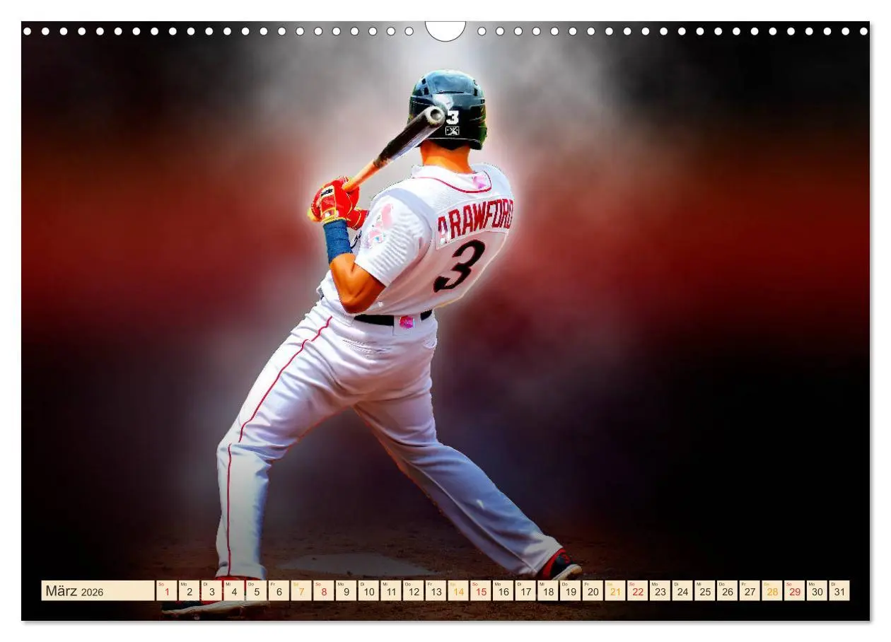 Bild: 9783457855669 | Baseball - Fight (Wandkalender 2026 DIN A3 quer), CALVENDO...