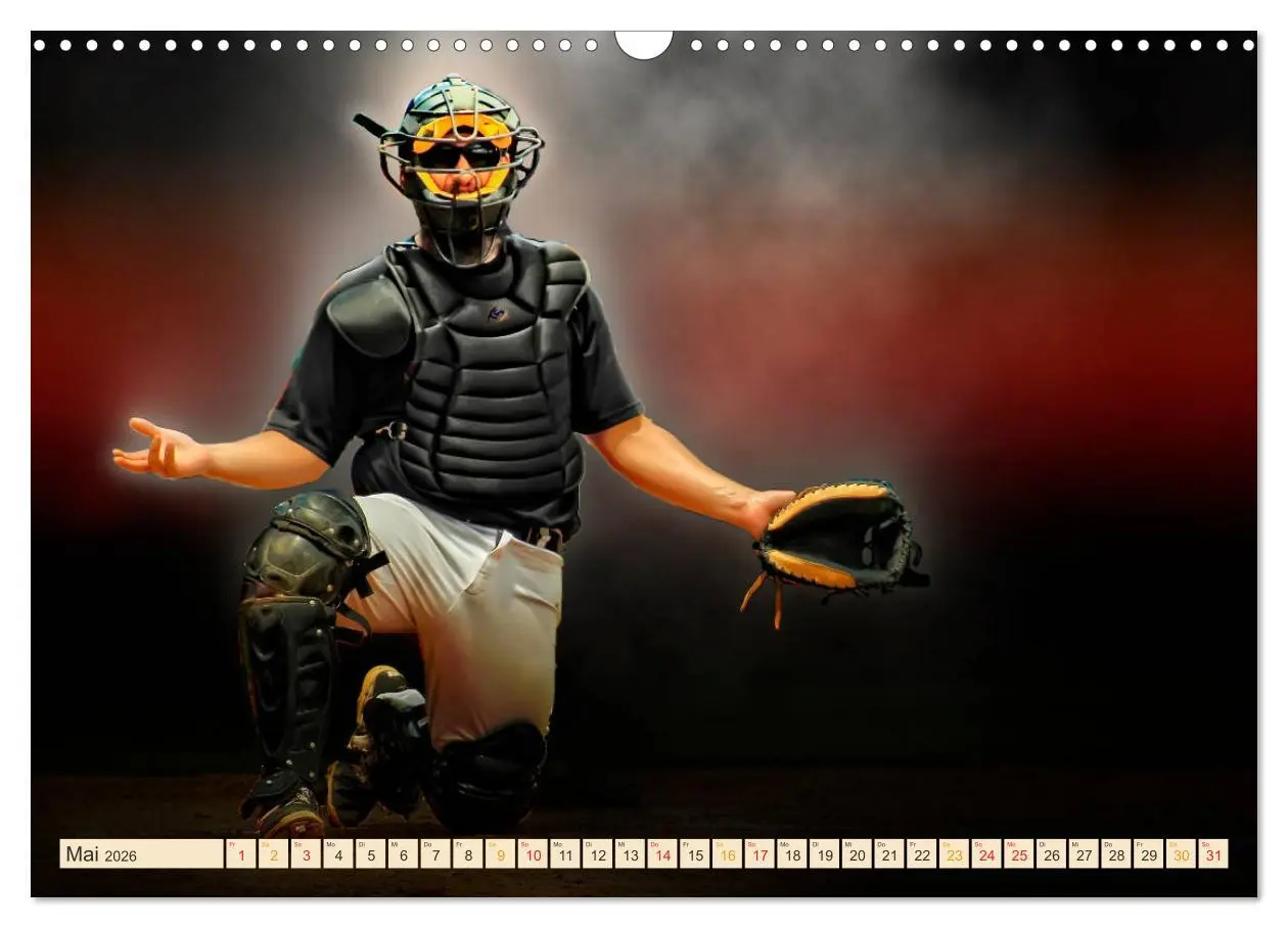 Bild: 9783457855669 | Baseball - Fight (Wandkalender 2026 DIN A3 quer), CALVENDO...