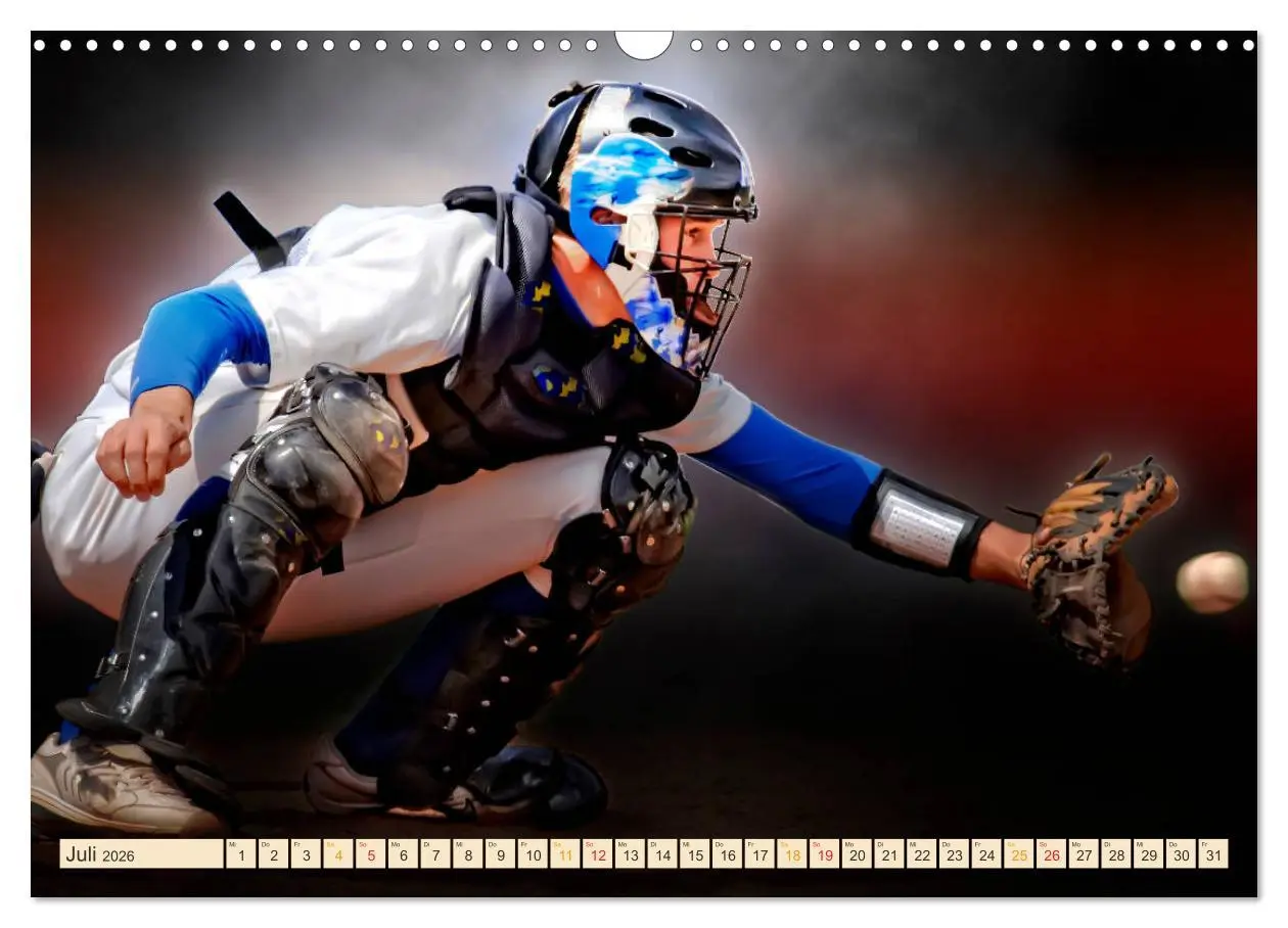 Bild: 9783457855669 | Baseball - Fight (Wandkalender 2026 DIN A3 quer), CALVENDO...