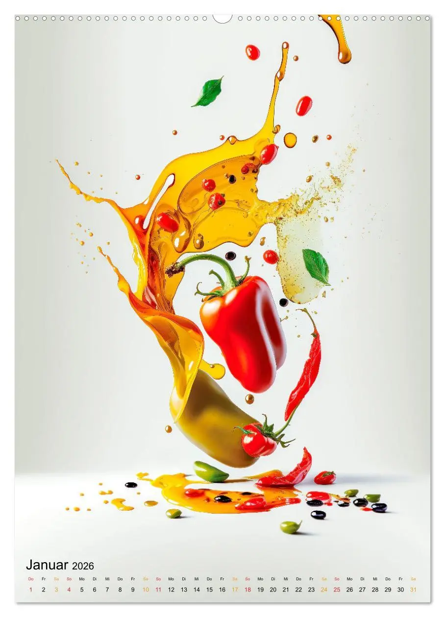 Bild: 9783516325669 | Olivenöl lecker und gesund (hochwertiger Premium Wandkalender 2026...