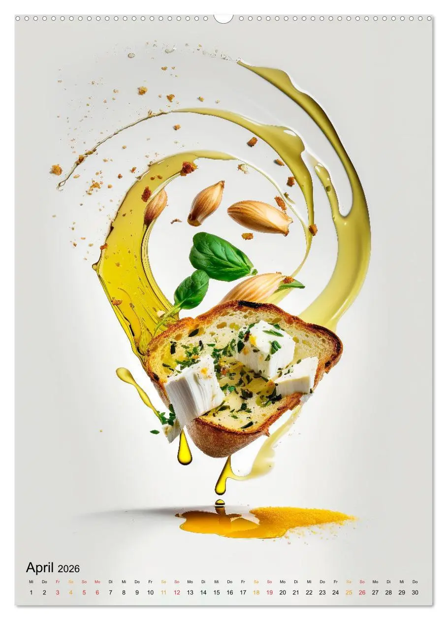 Bild: 9783516325669 | Olivenöl lecker und gesund (hochwertiger Premium Wandkalender 2026...