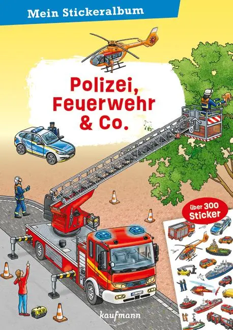 Cover: 9783780665669 | Mein Stickeralbum - Polizei, Feuerwehr &amp; Co. | Über 300 Sticker | 2025