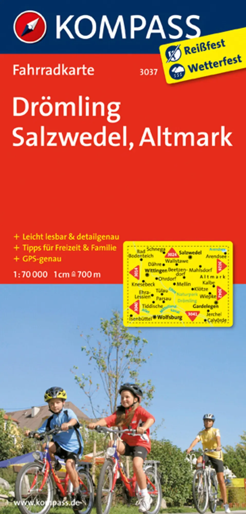 Cover: 9783850265669 | Drömling - Salzwedel - Altmark 1 : 70 000 | Fahrradkarte. GPS-genau