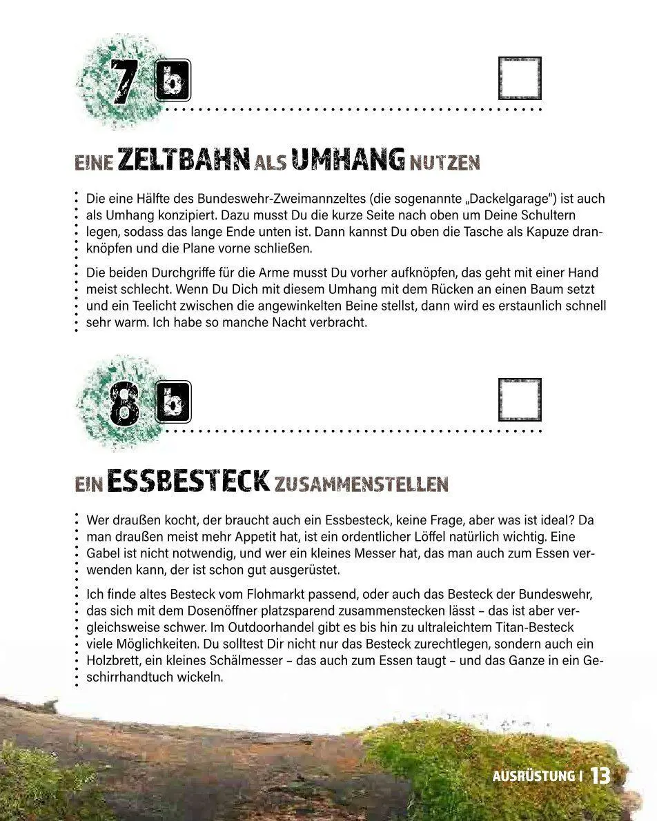 Bild: 9783966645669 | Die Bucket List für echte Bushcrafter | Carsten Bothe | Taschenbuch
