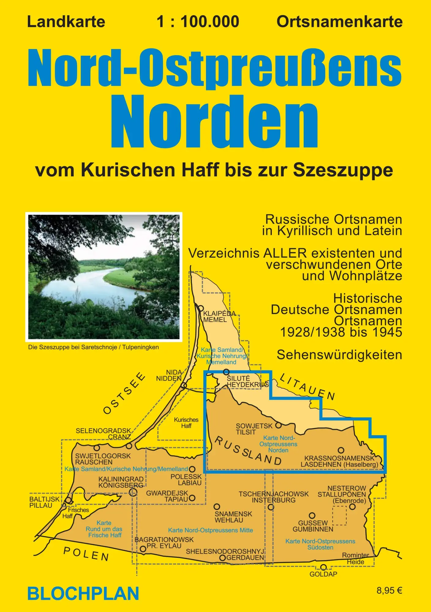 Cover: 9783981565669 | Nord-Ostpreußens Norden 1 : 100 000 | Dirk Bloch | (Land-)Karte | 2 S.
