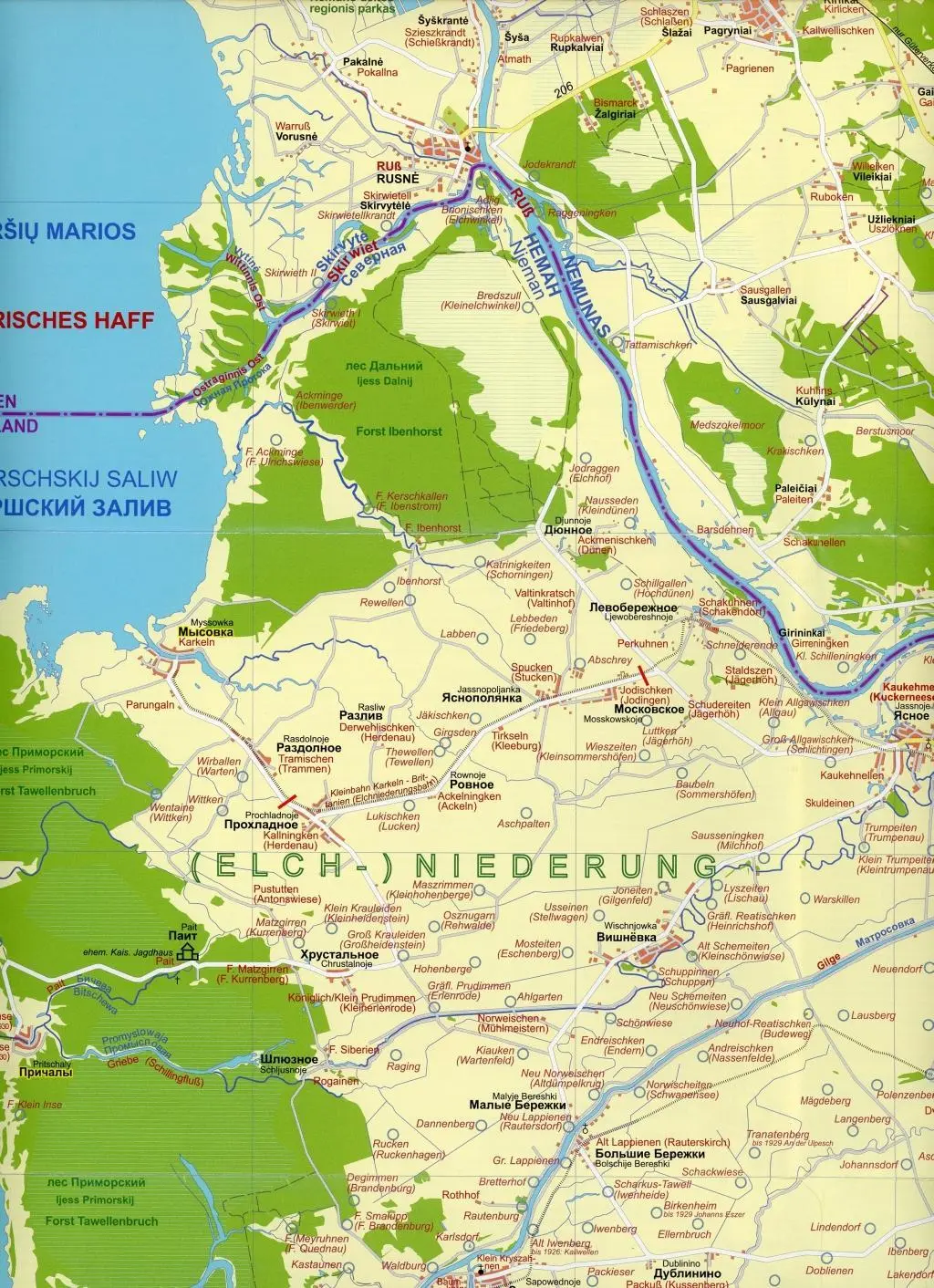 Bild: 9783981565669 | Nord-Ostpreußens Norden 1 : 100 000 | Dirk Bloch | (Land-)Karte | 2 S.