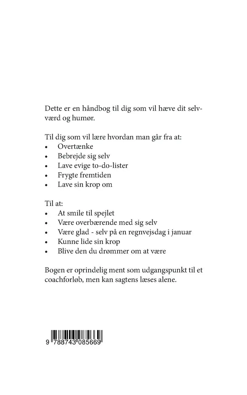Rückseite: 9788743085669 | UperfektPerfekt | Vejen ud af perfekthedsfængslet | Anne Lind | Buch