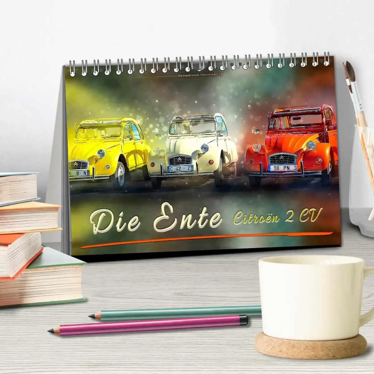 Bild: 9783457845769 | Die Ente - Citroën 2CV (Tischkalender 2026 DIN A5 quer), CALVENDO...