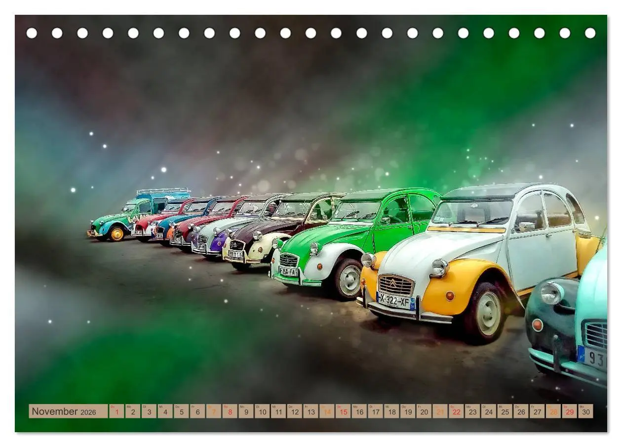 Bild: 9783457845769 | Die Ente - Citroën 2CV (Tischkalender 2026 DIN A5 quer), CALVENDO...