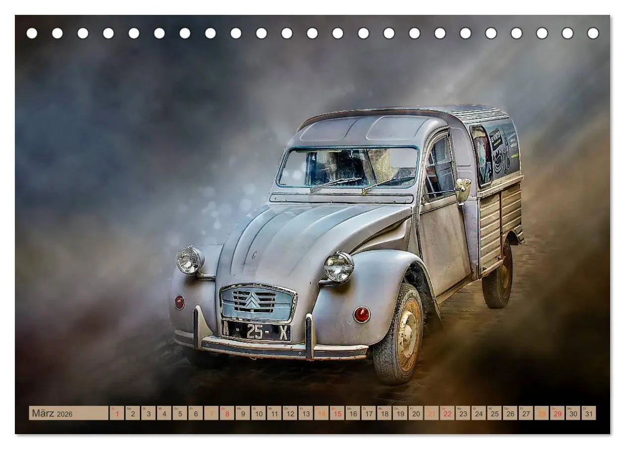 Bild: 9783457845769 | Die Ente - Citroën 2CV (Tischkalender 2026 DIN A5 quer), CALVENDO...