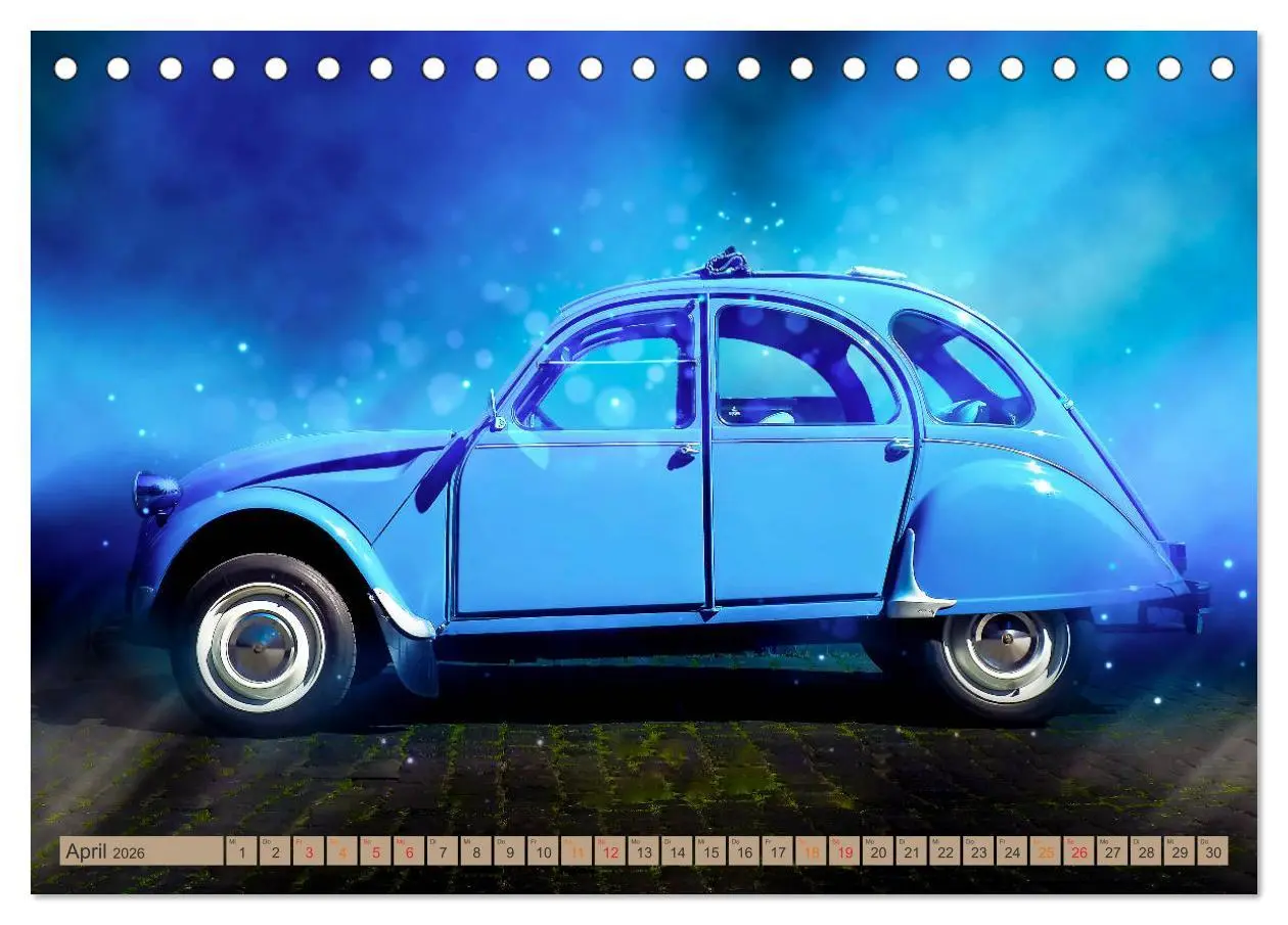 Bild: 9783457845769 | Die Ente - Citroën 2CV (Tischkalender 2026 DIN A5 quer), CALVENDO...