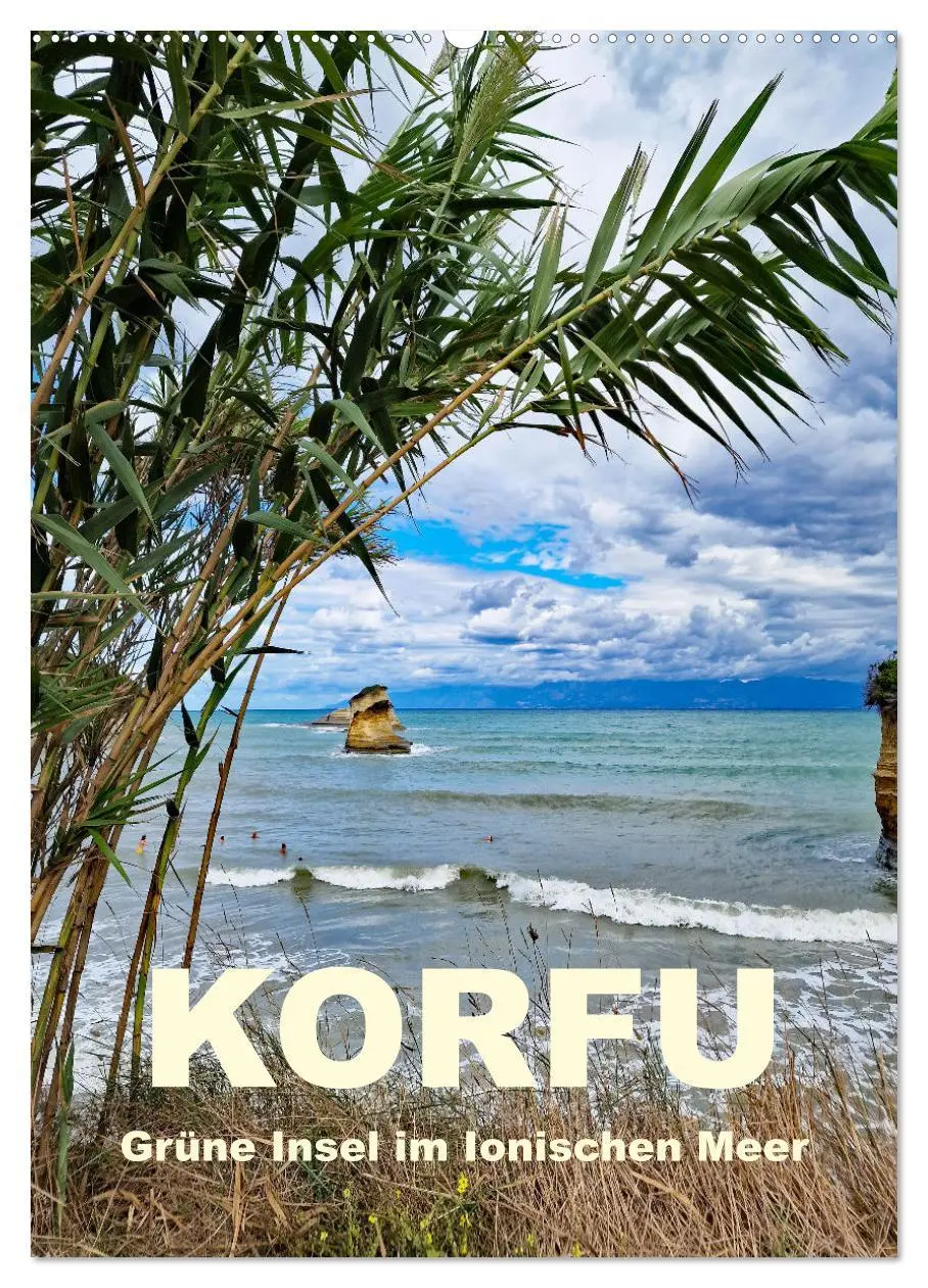 Cover: 9783516245769 | Korfu Grüne Insel im Ionischen Meer (Wandkalender 2026 DIN A2...