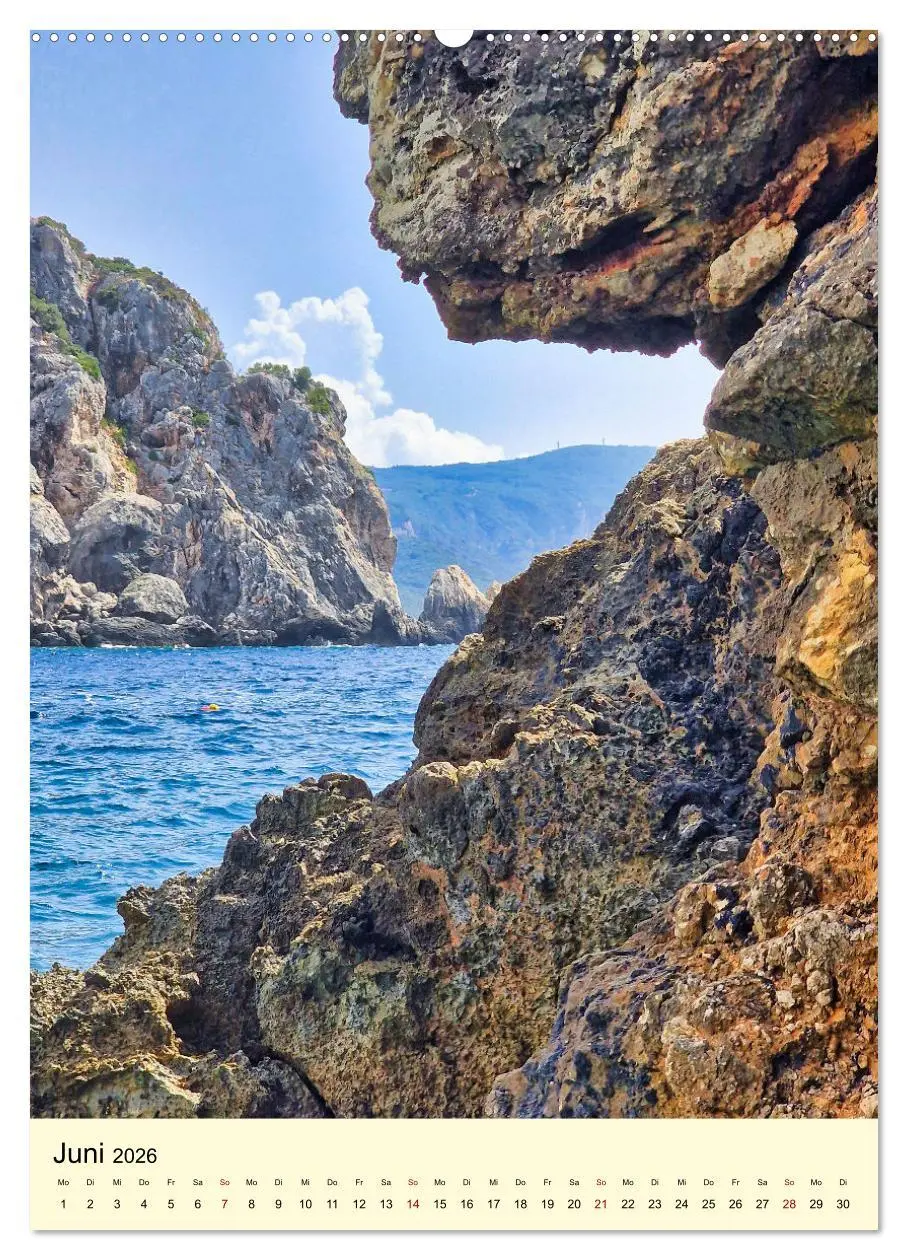 Bild: 9783516245769 | Korfu Grüne Insel im Ionischen Meer (Wandkalender 2026 DIN A2...