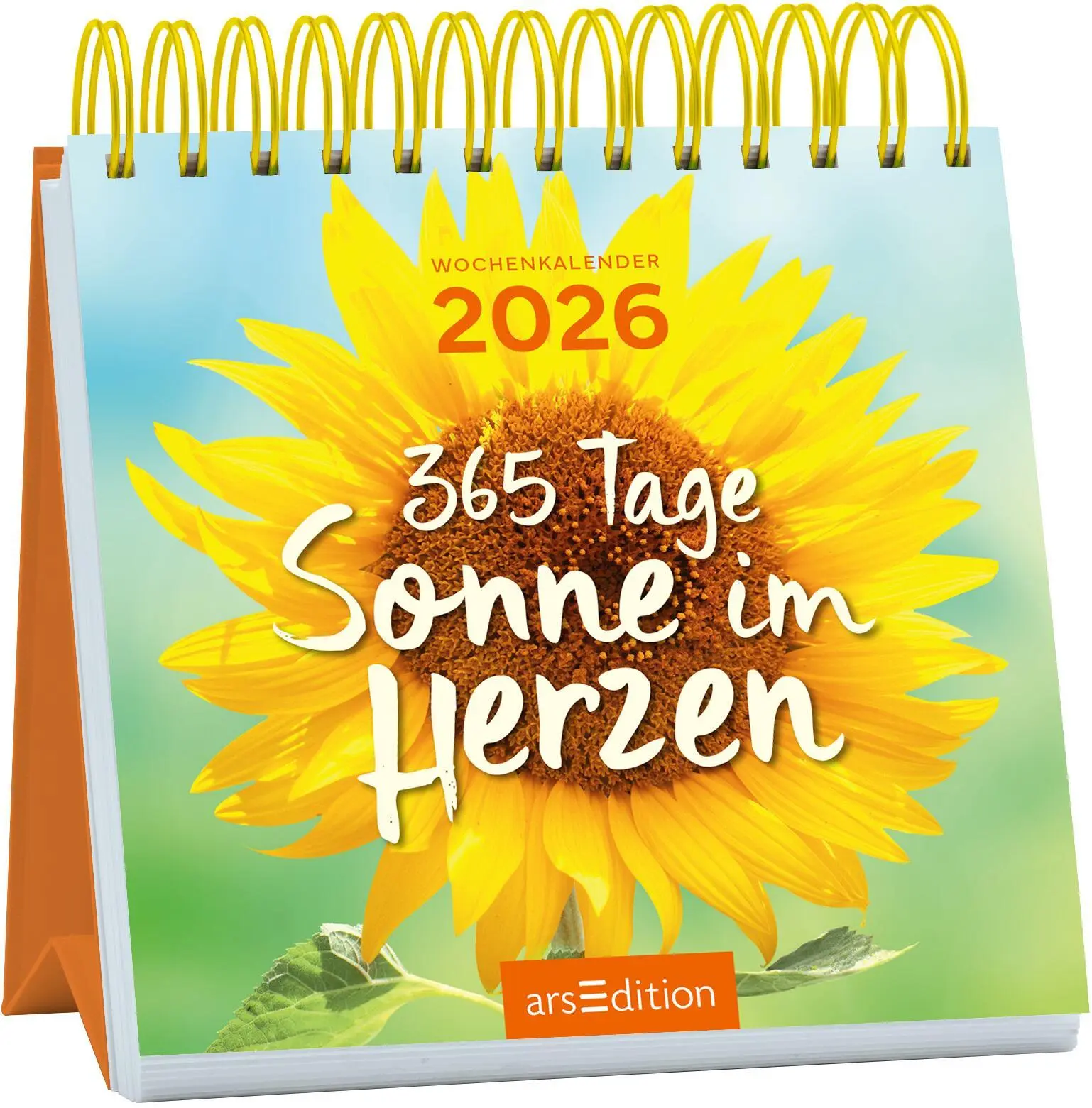 Cover: 4014489135869 | Mini-Wochenkalender 365 Tage Sonne im Herzen 2026 | Kalender | 108 S.
