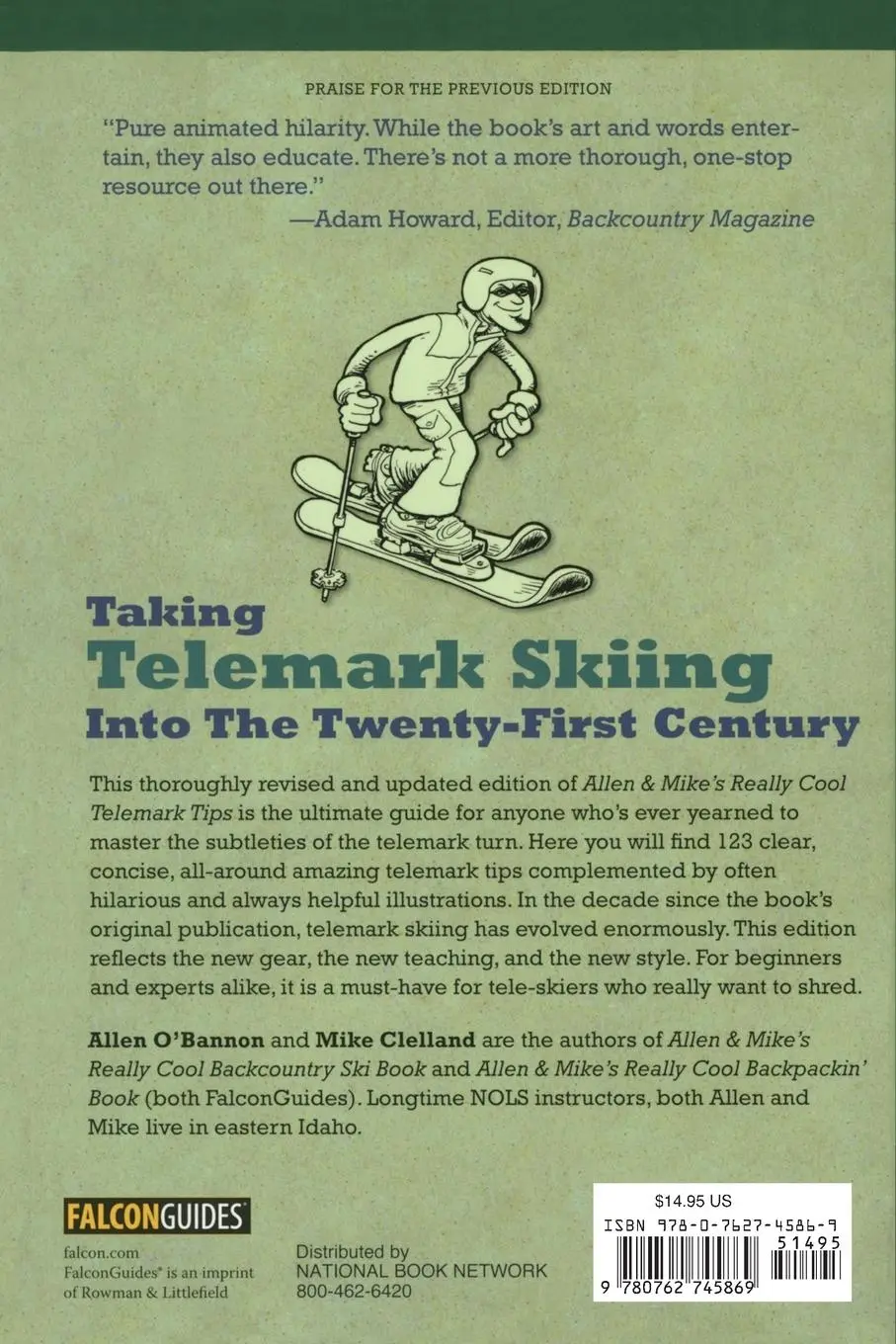 Rückseite: 9780762745869 | Allen &amp; Mike's Really Cool Telemark Tips, Revised and Even Better!:...