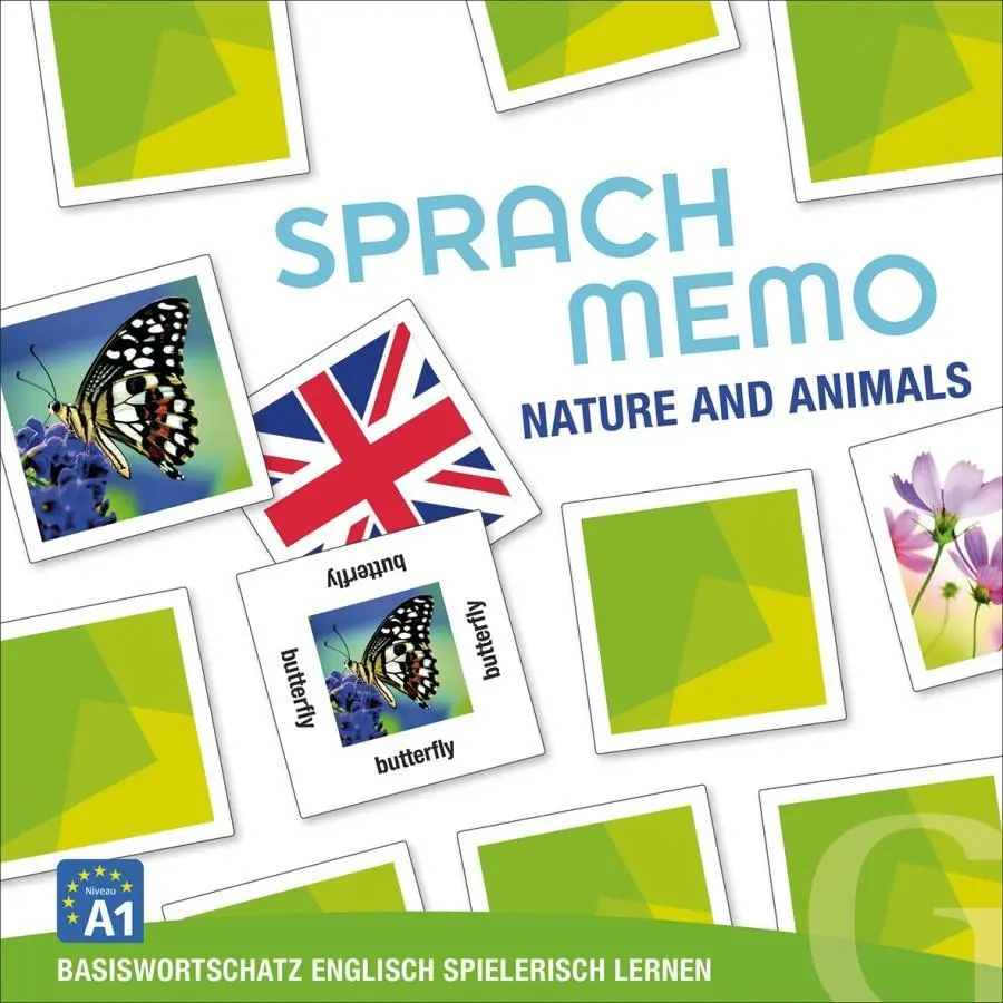 Cover: 9783191595869 | SPRACHMEMO Nature and Animals | Grubbe Media | Spiel | Sprachmemo